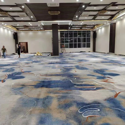 80% lana 20% de nylon resistente al fuego Axminster Cut Pile Hotel Casino Eventos Alfombra