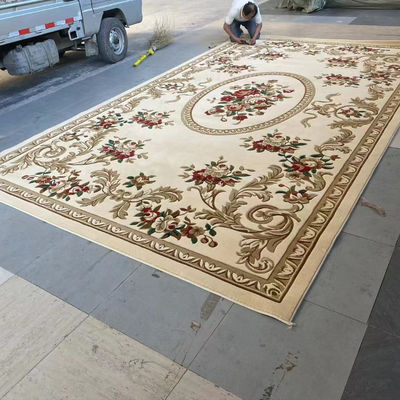 Alfombra de oración musulmana de pared a pared para la mezquita Alfombra blanda en diseño tradicional