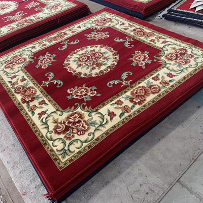Alfombra de oración musulmana de pared a pared para la mezquita Alfombra blanda en diseño tradicional