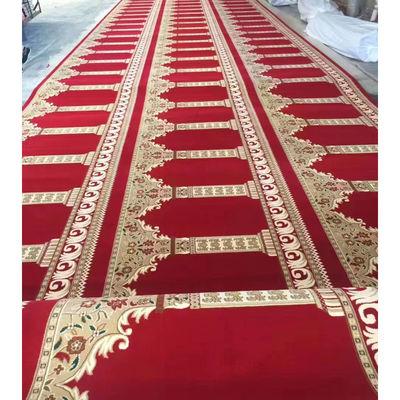 Diseñar alfombra de oración de la mezquita musulmana con color personalizado y patrón de rompecabezas