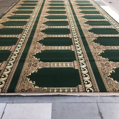 Diseñar alfombra de oración de la mezquita musulmana con color personalizado y patrón de rompecabezas