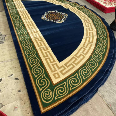 Alfombra de mezquita de altura media para el área de oración personalizada en la mezquita musulmana