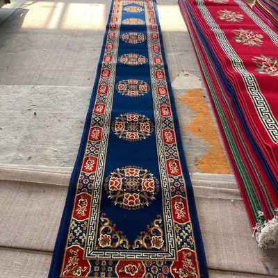 Diseño de pila media de alfombra de mezquita personalizada para espacio de oración musulmán moderno