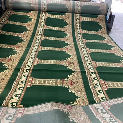 Diseño de la mezquita musulmana rectangular personalizada alfombra de oración de la mezquita y alfombra de la mezquita de la sala de reuniones