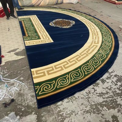 Alfombra de oración de 80% lana y 20% nylon para diseño de mezquita musulmana personalizado