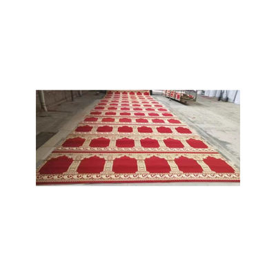 Alfombra de oración de 80% lana y 20% nylon para diseño de mezquita musulmana personalizado