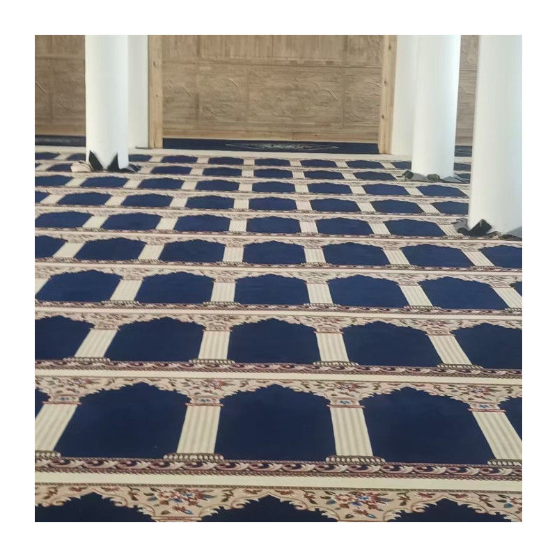 Rollo de alfombra de oración de pared a pared en estilo rectángulo para la oración musulmana