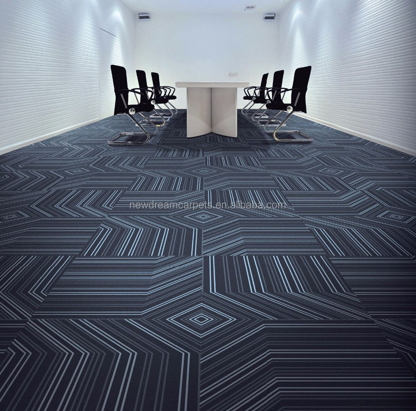Carpetas de alfombra resistentes al fuego de PP/Nylon fabricadas a máquina ND7214 con patrón de pila de bucle