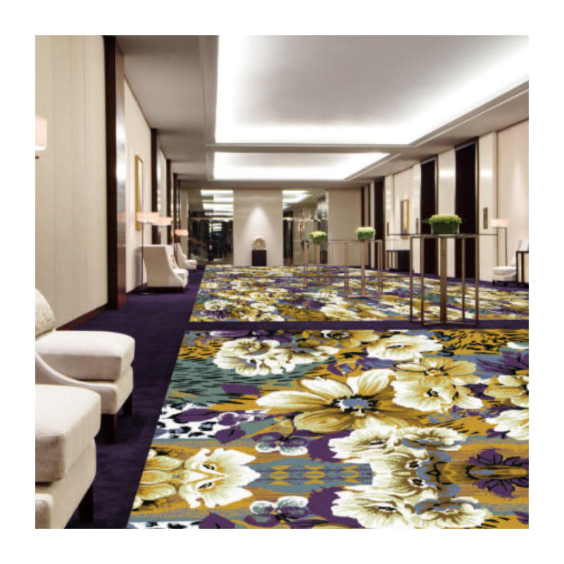 Alfombra de nylon de Axminster de pared a pared para el pasillo occidental en diseño colorido