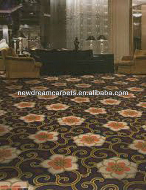 Alfombra de Axminster para hoteles con patrón de pila cortada. Servicio en cualquier momento. Llame al 86 0757-29323616