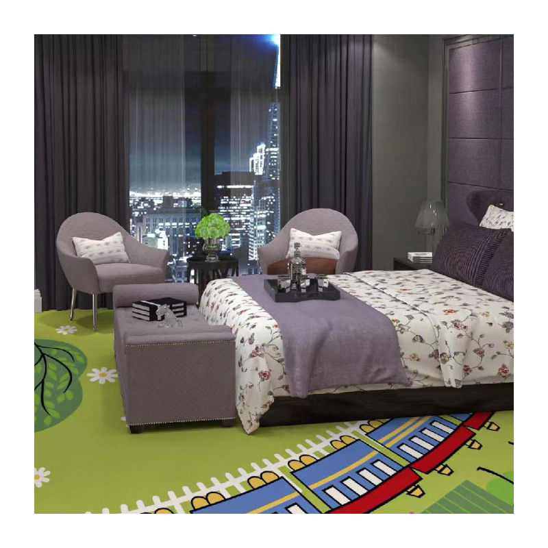 Suite de hotel personalizada Alfombra de Axminster para el vestíbulo floral de lujo y el pasillo del salón de baile