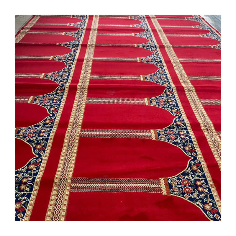 1200g/m2 Peso de lana Mosque Rollo de alfombra para estilo moderno en Pakistán Masjid