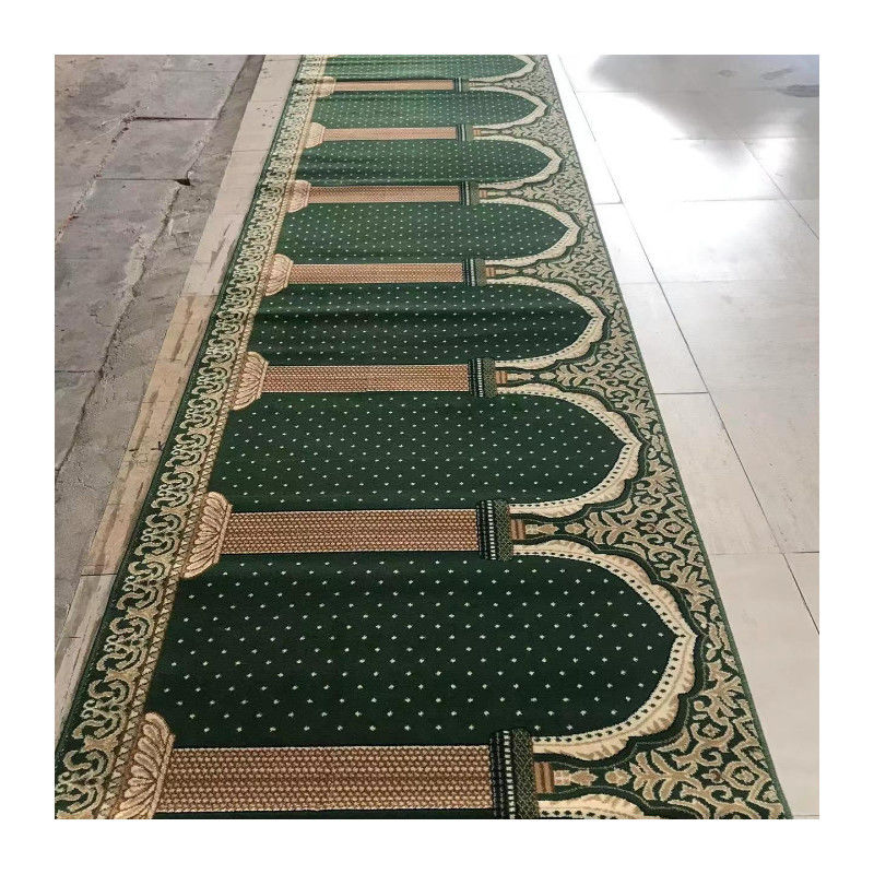 Rectángulo Axminster patrones personalizados 4 * 25 alfombras personalizadas de rollo para alfombra de oración de la mezquita