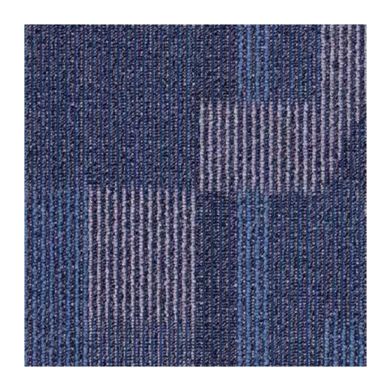 Tejas de alfombra de nylon de oficina 50x50 60.96*60.96 con patrón de pila de bucle plano y jacquard