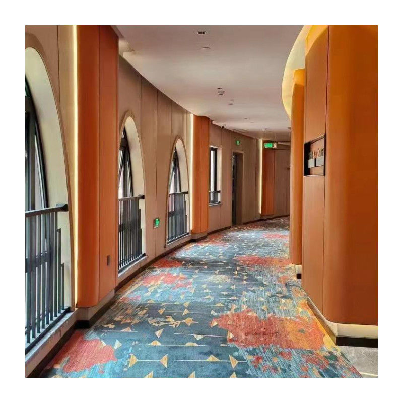 Alfombras de impresión personalizadas de nylon de altura de pila alta para estilo de diseño moderno en hoteles