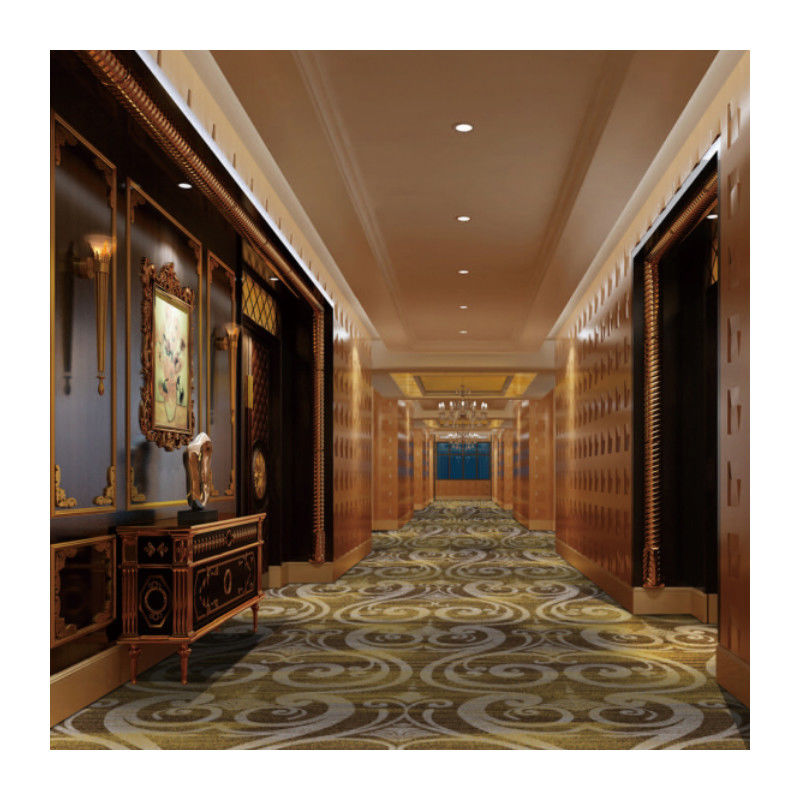 Estilo Clásico 80% Lana 20% Nylon Imprimido Alfombra Axminster para Hotel Alfombra Broadloom