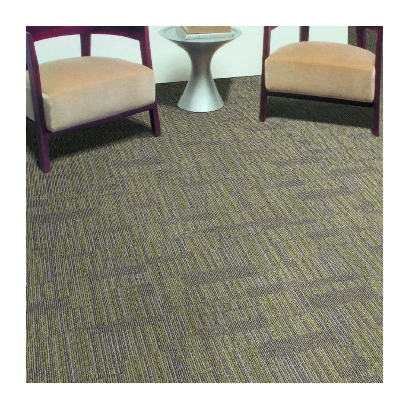 Tejas de alfombra fáciles de instalar para el hogar de lujo removible 50x50 Alfombra modular de oficina