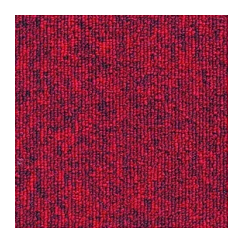 Tejas de alfombra de oficina 50x50 en color puro con diseño extraíble y modular