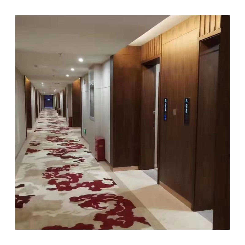 Alfombra para pisos comerciales de hoteles WILTON máquina hecha con 80% lana 20% nylon a prueba de fuego