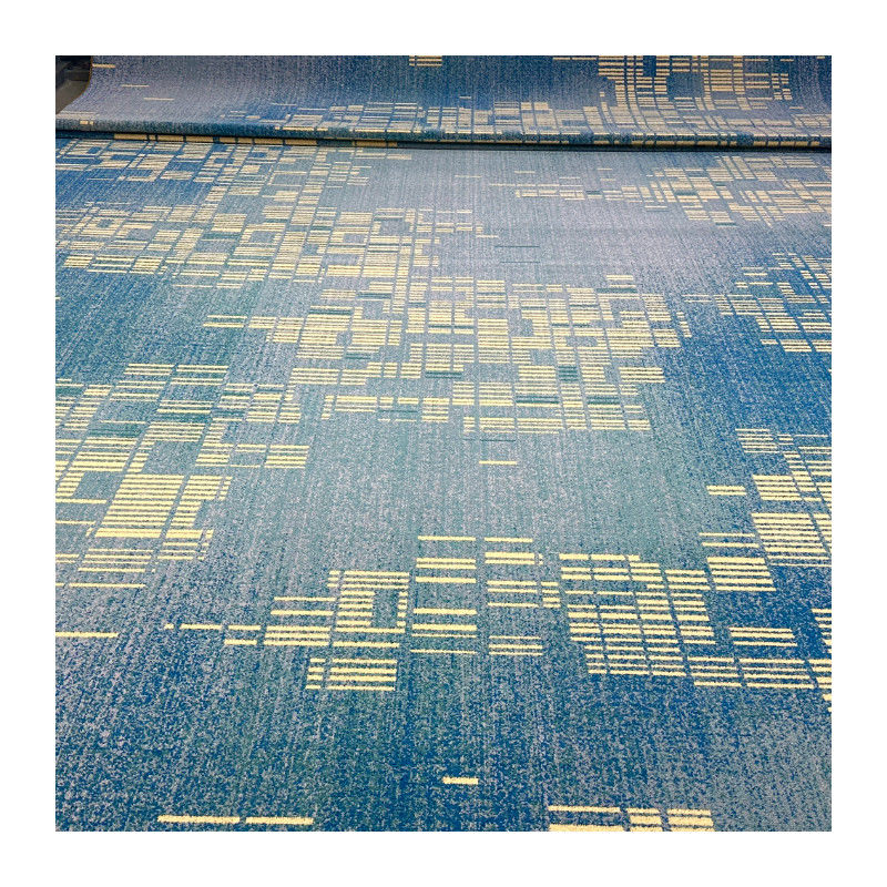 Rectángulo WILTON 4m de nylon a prueba de fuego de pared a pared alfombra para edificios comerciales