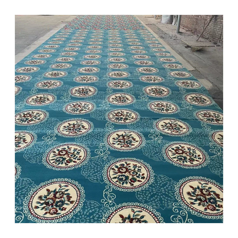 Estilo de la mezquita de la alfombra suave del hilo para la pared a la pared de la alfombra de la alfombra del rollo de la oración del diseño musulmán